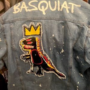 Sean John blue Jean jacket. Basquiat